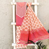 KAYA - Pure Cotton Top With Gota Work Neck Yoke With Cotton Printed Bottom And A Beautiful Gota Embellished Dupatta