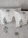 Kerala Palms Pure Cotton Jaipuri Double Bedsheet