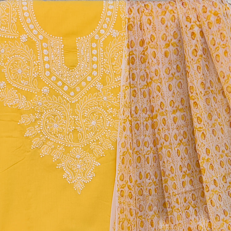 Lucknow Cloth Pattern LUCKNOW BEGUM - Pure Cotton Top With Beautiful Lucknowi Hand Embroider ...