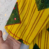 MEERAKI - Pure Cotton Simple Ajrak Hand Embroidered Kurta Yellow