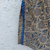 MRIGANAINY - Pure Cotton Ajrak Kurta With Indigo Yoke Hand Block Print Fabric