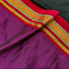 Magenta Dual Shade Traditional Maharashtrian Khan Cotton Silk Fabric