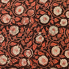 Modal Cotton Dabu Rust Flower Jaal Hand Block Print Fabric