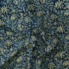 Modal Cotton Indigo With Floral Jaal Hand Block Print Fabric