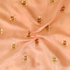 Muslin Baby Pink With Tiny Embroidered Zari Motifs