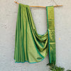 NAKSHATRA - Soft Tissue Green Saree