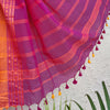 PHOOL - Pure Cotton Purple Bengal Handloom Saree