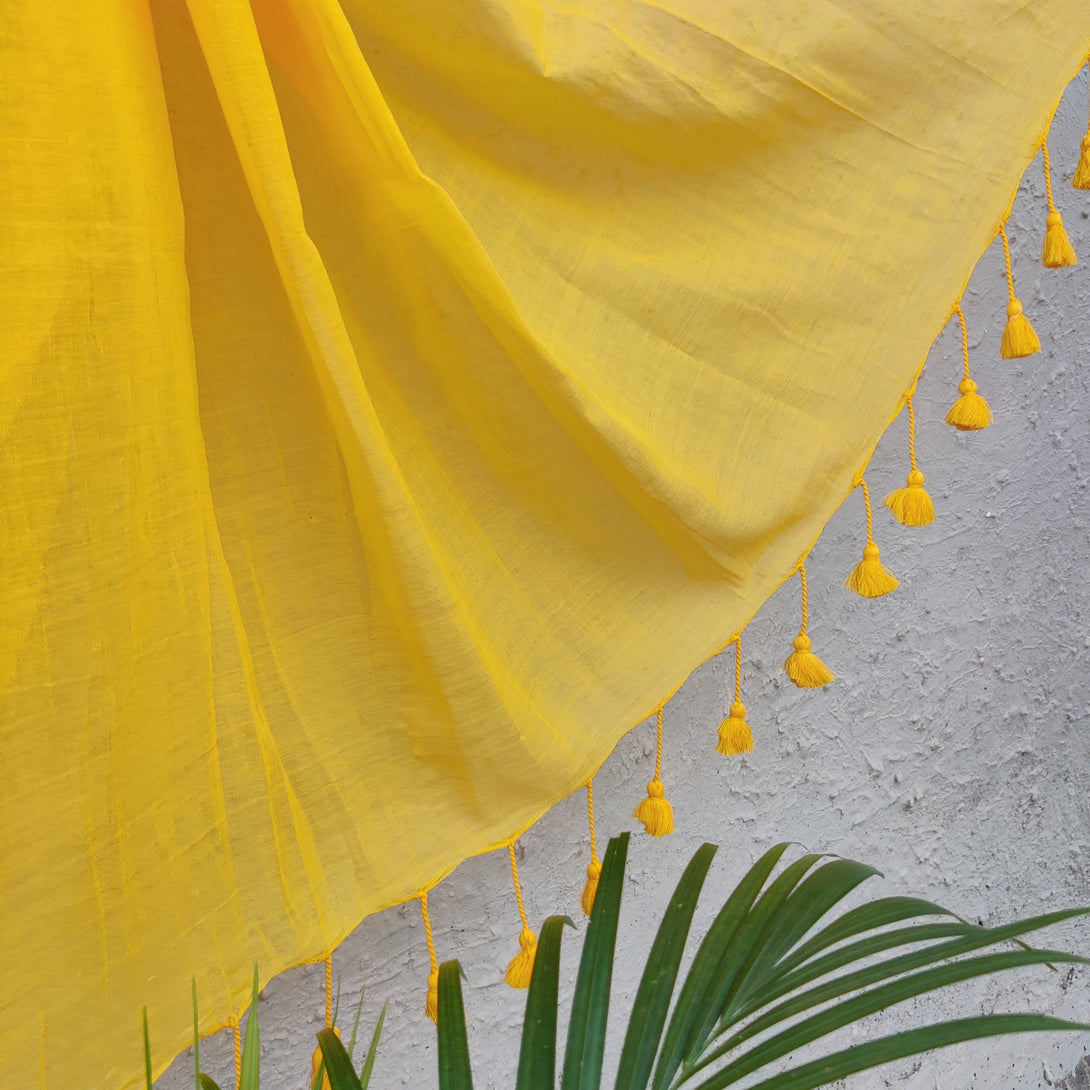 PIKU - It Was All Yellow Mul Cotton Extra Soft – Sanskruti