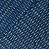 Pure Cotton Fine Blue Mercerised Ikkat With Tiny Grey Weave Motifs Woven Fabric