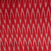 Pure Cotton Red Ikkat With Off White W Weaves Hand Woven Fabric
