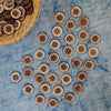 Pack Of 10 Light Brown And Dark Brown Concentric Buttons