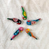 Pack Of 5 Multi Colour Parrot Buttons