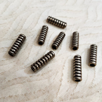 Pack Of 4 Spiral Cylinder Metal Button