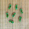 Pack Of Five Green Kairi Button