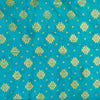 Pastel Blue Brocade With Sober Zari Hand Wowen Fabric