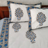 Pomogranate Pure Cotton Jaipuri Double Bedsheet