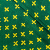Pre-cut 1.75 meters Pure Cotton Special Ankola Dabu Tiny Cross Flower Hand Block Print Fabric