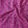 Pure Cotton Sambhalpuri Ikkat  Intricate Weaved Stripes Purple Hand Woven Fabric