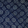Pure Coton Special Akola Indigo With Chakra And Lines Motif Hand Block Print Fabric