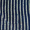 Pure Coton Special Akola Indigo With Stripes Hand Block Print Fabric