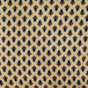 Pure Cotton Ajrak Kaatha Cream With Tiny Blue Maroon Little Motifs Hand Block Print Blouse Fabric ( 1 Meter )