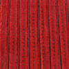 Pure Cotton Ajrak Madder Within Tribal Stripes Motif Hand Block Print Blouse Piece Fabric ( 90 cm )