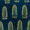 Pure Cotton Ajrak Persian Blue With Long Ajrak Motif Hand Block Print  Blouse Fabric