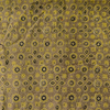 Pure Cotton Ajrak Sandy Brown With Ajrak Tiles Hand Block Print Fabric