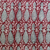 Pure Cotton Bagh Rust With Tribal Ashok Hand Block Print Fabric
