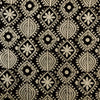 Pure Cotton Black And Grey Tribal Motifs Hand Block Print Fabric