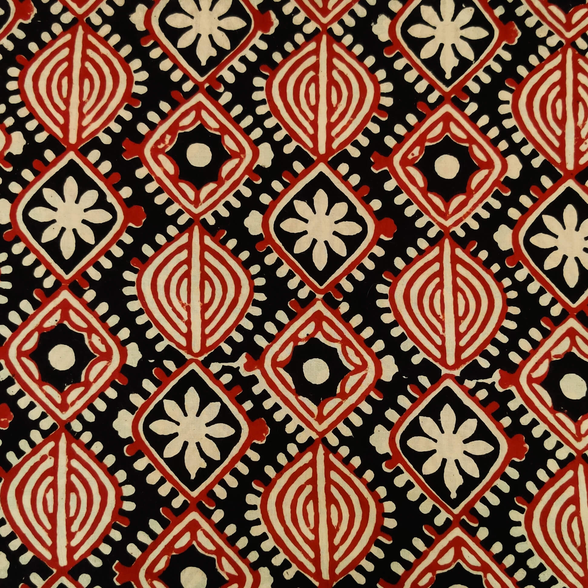 Red Tribal Print