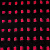 Pure Cotton Black Special Double Ikkat With Pink Squares Woven Fabric