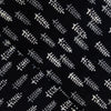 Pure Cotton Black With Grey And White Fern Hand Block Print Fabric