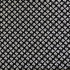 Pure Cotton Black With Tiny Motifs Screen Print Fabric