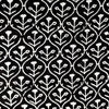 Pure Cotton Black With White Jharonka Jaal Hand Block Print Fabric