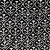 Pure Cotton Black With White Jharonka Jaal Hand Block Print Blouse piece Fabric ( 1.25 meter)