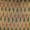 Pure Cotton Brown Ikkat With Black And Maroon Weaves Hand Woven Fabric
