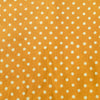 Pure Cotton Brown Yellow Dabu Polka Hand Block Print blouse Fabric ( 1 meter )
