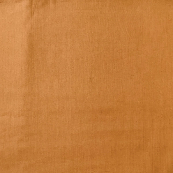 Pure Cotton Cambric Tawny Brown Blouse Piece Fabric ( 90 cms)