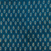 Pure Cotton Dabu Blue With Tiny Cute Fish Hand Block Print Fabric