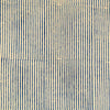 Pure Cotton Dabu Cream And Blue Stripes Hand Block Print Fabric