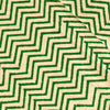 Pure Cotton Dabu Cream And Green Zig Zag Hand Block Print Fabric