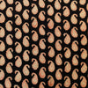 Pure Cotton Dabu Jahota Black With Tiny Kairi Hand block Print blouse Fabric ( 1 meter )