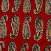 Pure Cotton Dabu Jahota With Intricate Paisley Hand Block Print Fabric