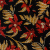 Pure Cotton Dabu Jahota With Maroon Flower Jaal Hand Block Print Fabric