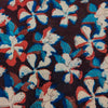 Pure Cotton Dabu Jahota With Shoeflowers Hand Block Print Fabric