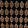 Pure Cotton Dabu Jahota With Three Flower Plant Hand Block Print blouse Fabric (1 meter)