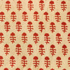 Pure Cotton Dabu Jahota With Tiny Rust Plant Hand Block Print Fabric