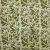 Pure Cotton Dabu Kaatha With Mehendi Green Jaal Hand Block Print Fabric
