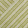 Pure Cotton Dabu Light Green And Cream Border Stripes Hand Block Print Fabric